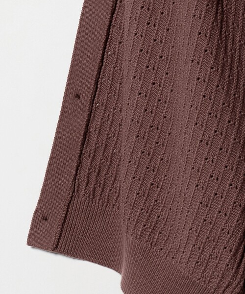 BEAUTY&YOUTH UNITED ARROWS(ビューティーアンドユースユナイテッドアローズ)の「オブリック パターン ポロ ジャケット(カーディガン/ボレロ・メンズ・ダークブラウン/ダークグレー・S/M/XL/L)」の13枚目の写真