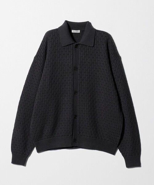 BEAUTY&YOUTH UNITED ARROWS(ビューティーアンドユースユナイテッドアローズ)の「オブリック パターン ポロ ジャケット(カーディガン/ボレロ・メンズ・ダークブラウン/ダークグレー・S/M/XL/L)」の10枚目の写真