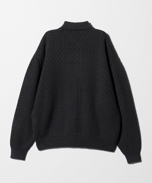 BEAUTY&YOUTH UNITED ARROWS(ビューティーアンドユースユナイテッドアローズ)の「オブリック パターン ポロ ジャケット(カーディガン/ボレロ・メンズ・ダークブラウン/ダークグレー・S/M/XL/L)」の20枚目の写真