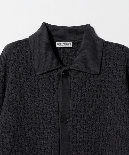 BEAUTY&YOUTH UNITED ARROWS(ビューティーアンドユースユナイテッドアローズ)の「オブリック パターン ポロ ジャケット(カーディガン/ボレロ・メンズ・ダークブラウン/ダークグレー・S/M/XL/L)」の22枚目の写真