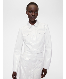 GapStudio（ギャップスタジオ）の「GapStudio ヴィーガン パテントレザー クロップジャケット（その他アウター）」