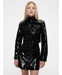 GapStudio（ギャップスタジオ）の「GapStudio ヴィーガン パテントレザー クロップジャケット（その他アウター）」