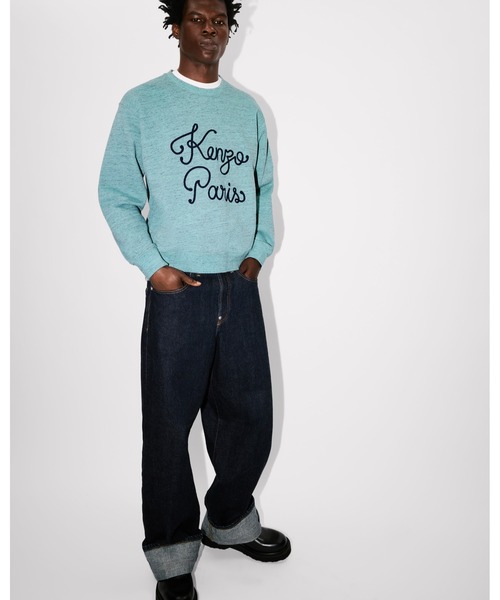 KENZO(ケンゾー)の「'KENZO Paris Chainstitch' エンブロイド コットン スウェット(スウェット・メンズ・ブルー系その他・LARGE/MEDIUM/X-LARGE/SMALL)」の4枚目の写真