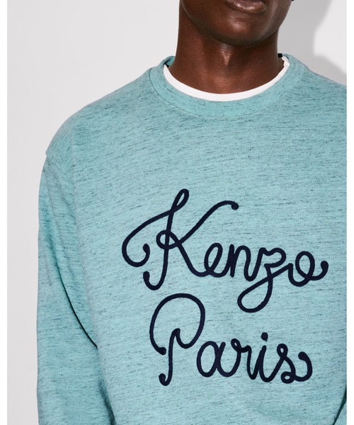 KENZO(ケンゾー)の「'KENZO Paris Chainstitch' エンブロイド コットン スウェット(スウェット・メンズ・ブルー系その他・LARGE/MEDIUM/X-LARGE/SMALL)」の3枚目の写真