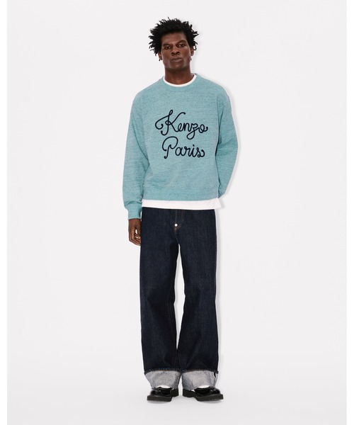KENZO(ケンゾー)の「'KENZO Paris Chainstitch' エンブロイド コットン スウェット(スウェット・メンズ・ブルー系その他・LARGE/MEDIUM/X-LARGE/SMALL)」の7枚目の写真