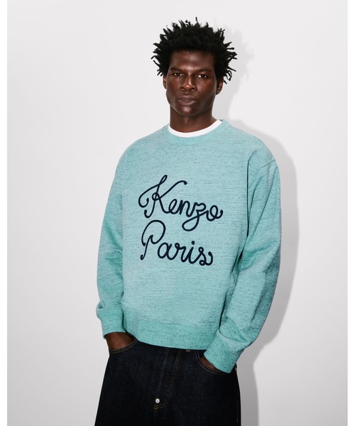 KENZO(ケンゾー)の「'KENZO Paris Chainstitch' エンブロイド コットン スウェット(スウェット・メンズ・ブルー系その他・LARGE/MEDIUM/X-LARGE/SMALL)」の2枚目の写真