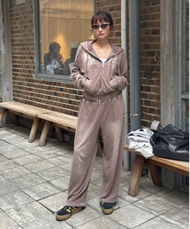 ROXY（ロキシー）の「【ZOZO限定アイテム】ROXY HEART PANTS/ロキシースウェットパンツ(SETUP・セットアップ対応可能・空港コーデ)（スウェットパンツ）」