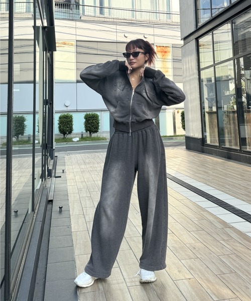 ROXY（ロキシー）の「【ZOZO限定アイテム】ROXY HEART PANTS/ロキシースウェットパンツ(SETUP・セットアップ対応可能・空港コーデ)（スウェットパンツ・レディース・ピンク/ブラウン/ブラック・FREE）」の3枚目の写真