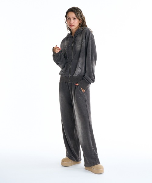 ROXY（ロキシー）の「【ZOZO限定アイテム】ROXY HEART PANTS/ロキシースウェットパンツ(SETUP・セットアップ対応可能・空港コーデ)（スウェットパンツ・レディース・ピンク/ブラウン/ブラック・FREE）」の5枚目の写真