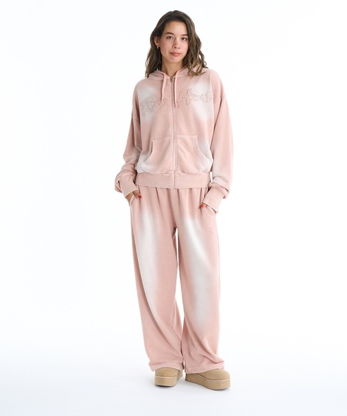 ROXY（ロキシー）の「【ZOZO限定アイテム】ROXY HEART PANTS/ロキシースウェットパンツ(SETUP・セットアップ対応可能・空港コーデ)（スウェットパンツ・レディース・ピンク/ブラウン/ブラック・FREE）」の10枚目の写真