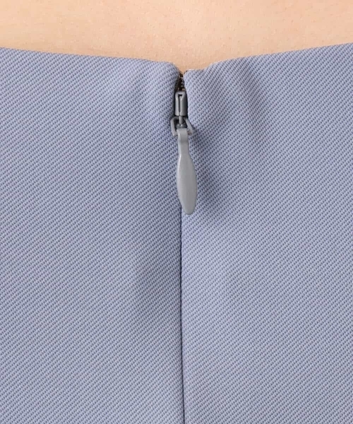 MK MICHEL KLEIN（エムケーミッシェルクラン）の「ツイルジャージーワンピース/洗える（ワンピース・レディース・グレイッシュブルー/ネイビー・38）」の8枚目の写真