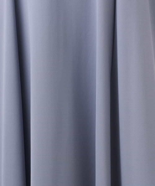 MK MICHEL KLEIN（エムケーミッシェルクラン）の「ツイルジャージーワンピース/洗える（ワンピース・レディース・グレイッシュブルー/ネイビー・38）」の4枚目の写真