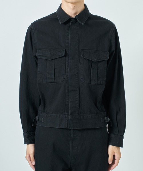 markaware/marka】別注 DENIM MILITARY JACKET（ミリタリージャケット