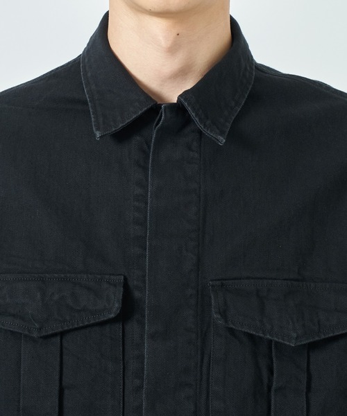 markaware/marka】別注 DENIM MILITARY JACKET（ミリタリージャケット