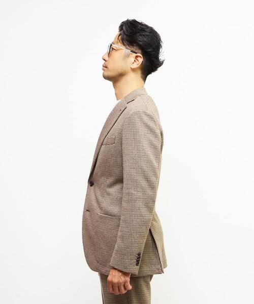 MEN'S MELROSE（メンズメルローズ）の「ガンクラブムリネコンフォートジャケット(セットアップ可)（テーラードジャケット・メンズ・ベージュ・2/5/4/3）」の14枚目の写真