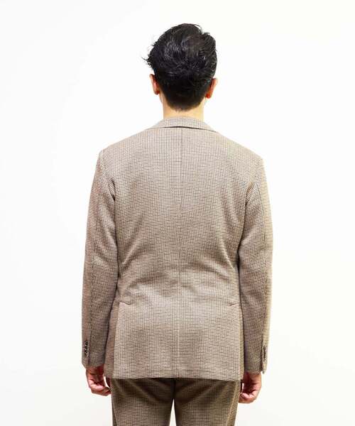 MEN'S MELROSE（メンズメルローズ）の「ガンクラブムリネコンフォートジャケット(セットアップ可)（テーラードジャケット・メンズ・ベージュ・2/5/4/3）」の6枚目の写真