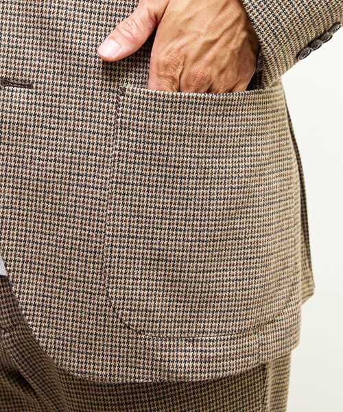 MEN'S MELROSE（メンズメルローズ）の「ガンクラブムリネコンフォートジャケット(セットアップ可)（テーラードジャケット・メンズ・ベージュ・2/5/4/3）」の4枚目の写真