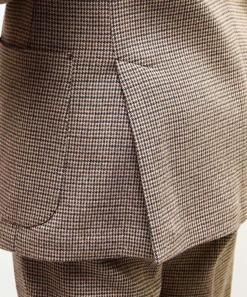 MEN'S MELROSE（メンズメルローズ）の「ガンクラブムリネコンフォートジャケット(セットアップ可)（テーラードジャケット・メンズ・ベージュ・2/5/4/3）」の17枚目の写真