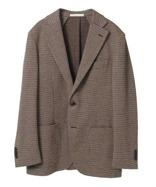 MEN'S MELROSE（メンズメルローズ）の「ガンクラブムリネコンフォートジャケット(セットアップ可)（テーラードジャケット・メンズ・ベージュ・2/5/4/3）」の7枚目の写真
