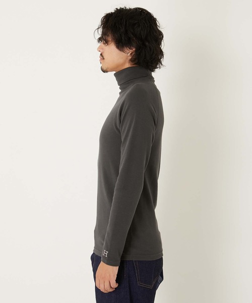 ストレッチフライス タートルネック ロングスリーブ Tシャツ（Tシャツ