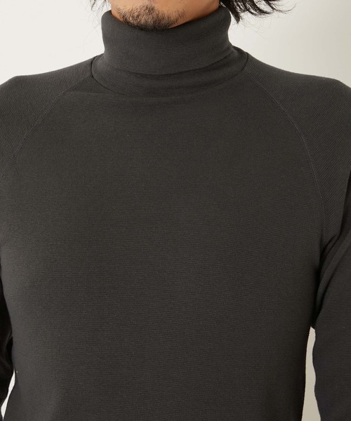 ストレッチフライス タートルネック ロングスリーブ Tシャツ（Tシャツ