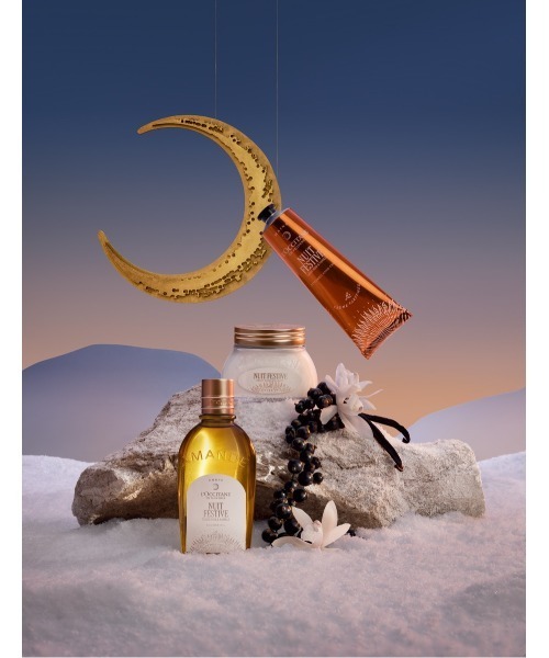 L'OCCITANE(ロクシタン)の「【数量限定】ニュイ フェスティブ パフュームド ハンドクリーム 30mL クリスマス ホリデー コフレ(ハンドケア/ハンドクリーム・レディース・その他・FREE)」の2枚目の写真