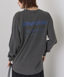 Rouge vif Anna | ガーメントダイロゴロンTシャツ(Tシャツ/カットソー)