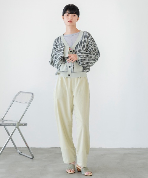 sneeuw（スニュウ）の「ウィンドウカーディガン（カーディガン/ボレロ・レディース・グレー/ブルー・ONESIZE）」の3枚目の写真