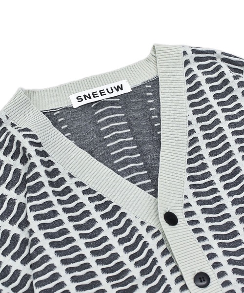 sneeuw（スニュウ）の「ウィンドウカーディガン（カーディガン/ボレロ・レディース・グレー/ブルー・ONESIZE）」の11枚目の写真