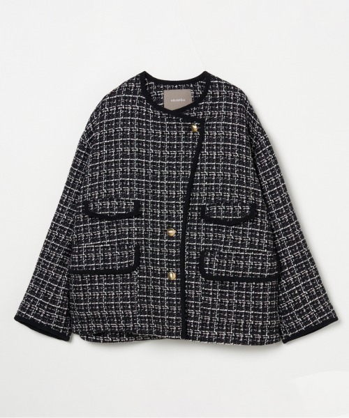 HELIOPOLE（エリオポール）の「TWEED BIG JACKET（ブルゾン）」 - WEAR