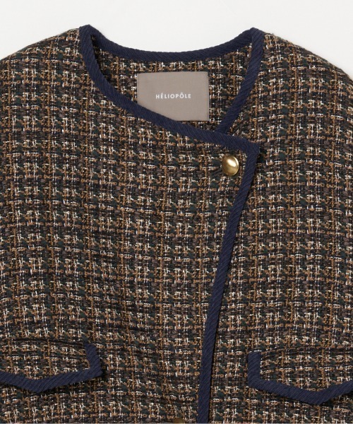 HELIOPOLE（エリオポール）の「TWEED BIG JACKET（ブルゾン）」 - WEAR