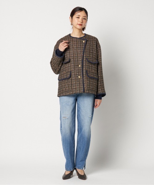 HELIOPOLE（エリオポール）の「TWEED BIG JACKET（ブルゾン）」 - WEAR