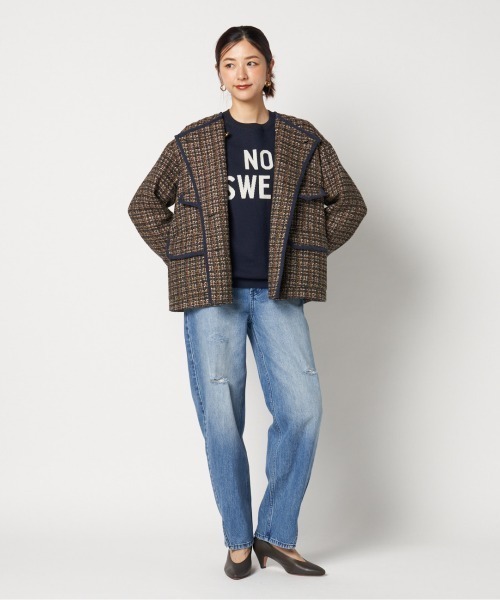 HELIOPOLE（エリオポール）の「TWEED BIG JACKET（ブルゾン）」 - WEAR