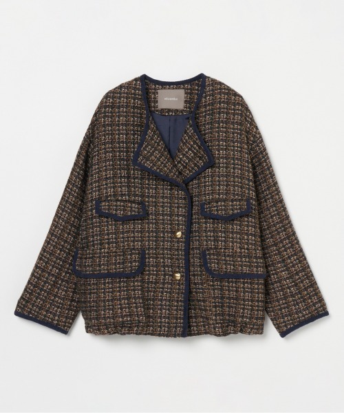 HELIOPOLE（エリオポール）の「TWEED BIG JACKET（ブルゾン）」 - WEAR