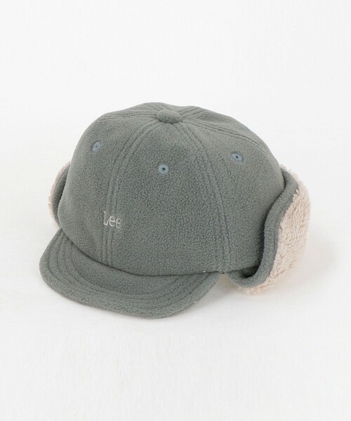 Lee（リー）の「【別注】＜Lee＞フライト キャップ / キッズ（キャップ・キッズ・ナチュラル/ダークブラウン/ダークグレー・FREE(52-54cm)）」の2枚目の写真