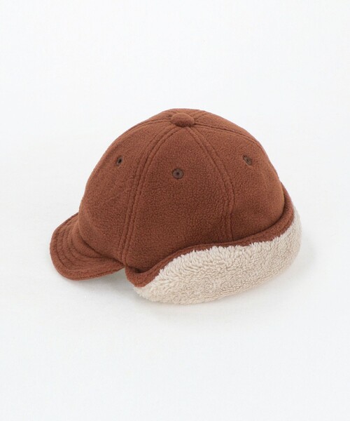 Lee（リー）の「【別注】＜Lee＞フライト キャップ / キッズ（キャップ・キッズ・ナチュラル/ダークブラウン/ダークグレー・FREE(52-54cm)）」の5枚目の写真
