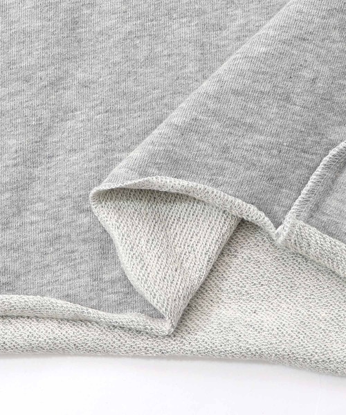 ScoLar(スカラー)の「153662:リメイク風メロウステッチプルオーバー(Tシャツ/カットソー・レディース・ブラック/杢グレー/オートミール・M)」の17枚目の写真
