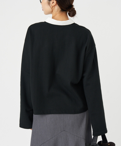 IENA（イエナ）の「ラガーショートプルオーバー（Tシャツ/カットソー・レディース・ブラウン/ブラック・FREE）」の19枚目の写真