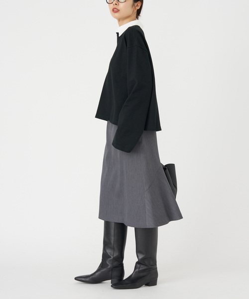 IENA（イエナ）の「ラガーショートプルオーバー（Tシャツ/カットソー・レディース・ブラウン/ブラック・FREE）」の15枚目の写真