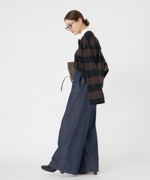 IENA（イエナ）の「ラガーショートプルオーバー（Tシャツ/カットソー・レディース・ブラウン/ブラック・FREE）」の20枚目の写真