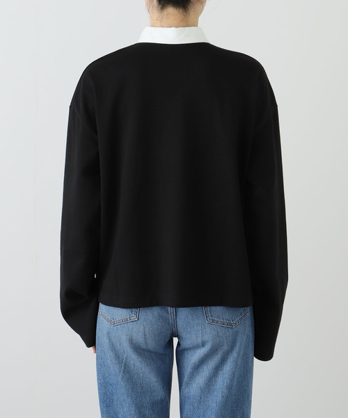 IENA（イエナ）の「ラガーショートプルオーバー（Tシャツ/カットソー・レディース・ブラウン/ブラック・FREE）」の14枚目の写真