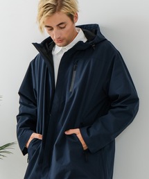 Blue Standard （ブルースタンダード）の「【BLUE STANDARD/ブルースタンダード】マルチファンクション フードハーフコート 撥水 防風 軽量 ビジカジ ビズ（ダウンジャケット/コート・レディース）」