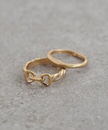 【GOLDY】ビット×シンプルSETリング