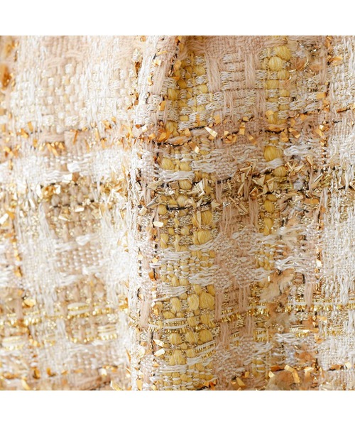 DESIGNWORKS（デザインワークス）の「BEAUVET ツイードブルゾン（ブルゾン・レディース・ゴールド・1）」の16枚目の写真