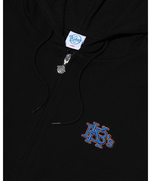 KEBOZ(ケボズ)の「EFG WAFFLE LINING SWEAT FULL ZIP HOODIE(パーカー・メンズ・ネイビー/カモフラージュ/ブラック/グレー・2XL/XL/L/M/S)」の10枚目の写真