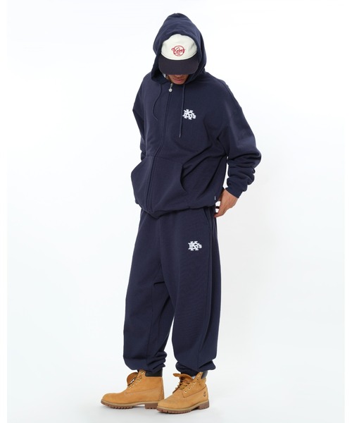 KEBOZ(ケボズ)の「EFG WAFFLE LINING SWEAT FULL ZIP HOODIE(パーカー・メンズ・ネイビー/カモフラージュ/ブラック/グレー・2XL/XL/L/M/S)」の15枚目の写真