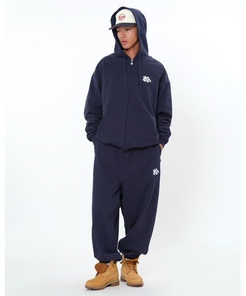 KEBOZ(ケボズ)の「EFG WAFFLE LINING SWEAT FULL ZIP HOODIE(パーカー・メンズ・ネイビー/カモフラージュ/ブラック/グレー・2XL/XL/L/M/S)」の14枚目の写真