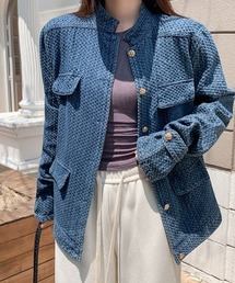 デニムジャガードジャケット