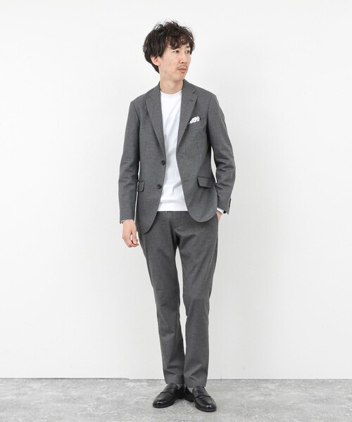 NOLLEY’S(ノーリーズ)の「《ビジカジ/セットアップ対応》SOFT THERMO ウォッシャブルパンツ 25AW(その他パンツ・メンズ・チャコールグレー/グレー/ネイビー・S/M/L/XL/XXL)」の10枚目の写真