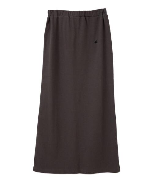 CONVERSE TOKYO(コンバーストウキョウ)の「RIB NARROW SKIRT(スカート・レディース・キャメル/チャコールグレー・FREE)」の2枚目の写真